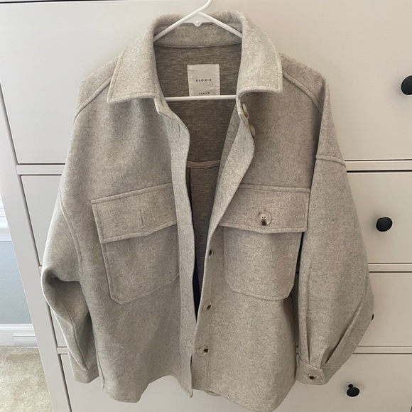 Elodie Jackets & Blazers - Beige Shacket